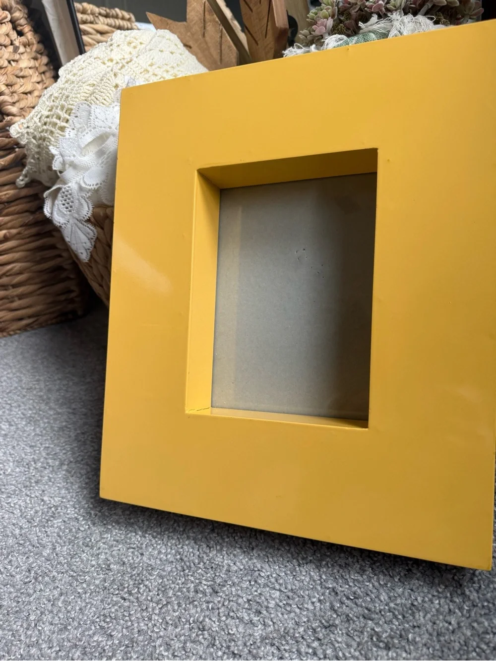 Unique 2 inch Thick Sunshine Yellow 5x7 Picture Frame - Brand Unspecified